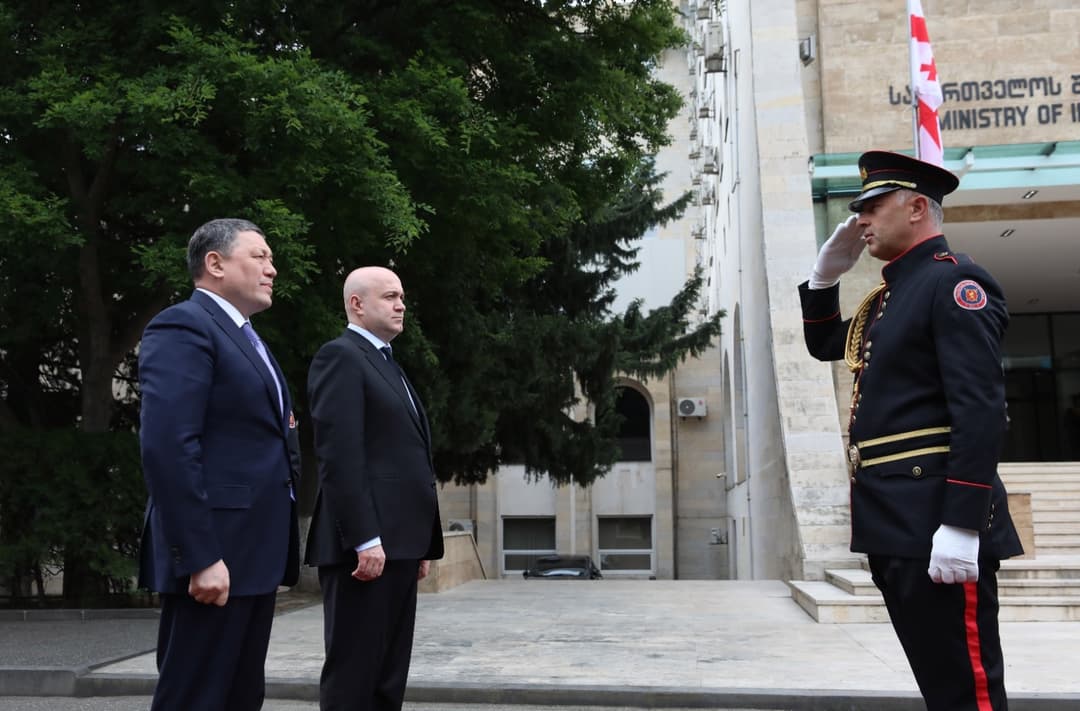 შსს-ს ყაზახეთის რესპუბლიკის შინაგან საქმეთა მინისტრი ეწვია