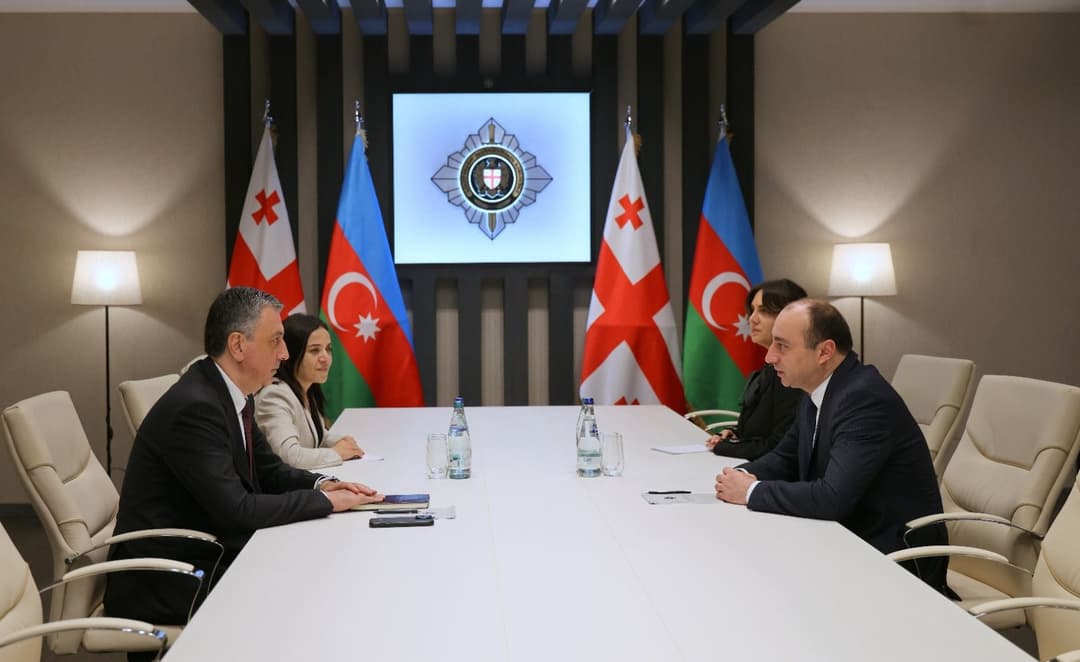 Security head meets Azerbaijani ambassador to Georgia