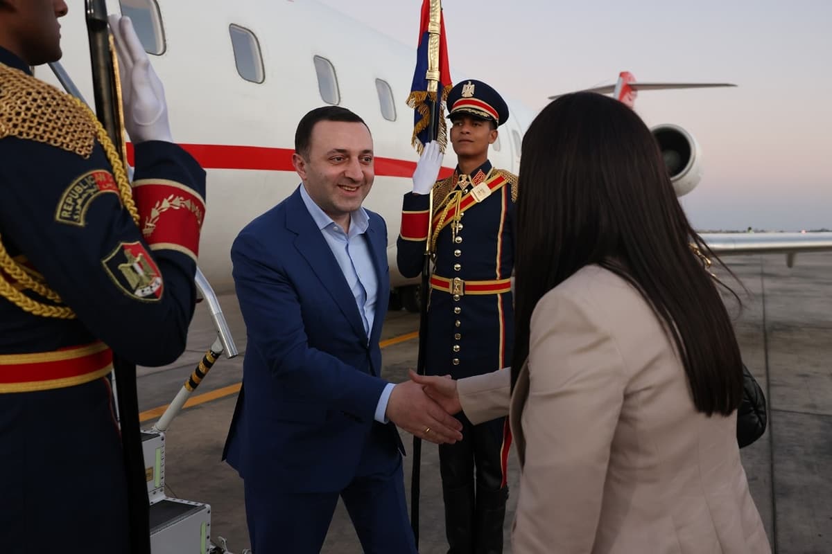 ირაკლი ღარიბაშვილის ვიზიტი ეგვიპტის არაბთა რესპუბლიკაში დაიწყო