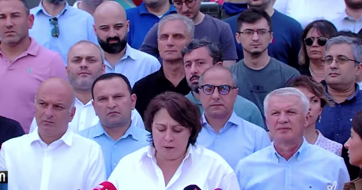 Eight opposition parties announce rally in Tbilisi in September