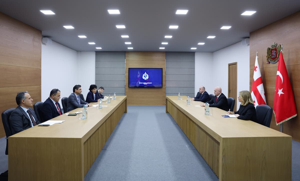სულხან თამაზაშვილმა თურქეთის რესპუბლიკის ელჩთან გაცნობითი შეხვედრა გამართა