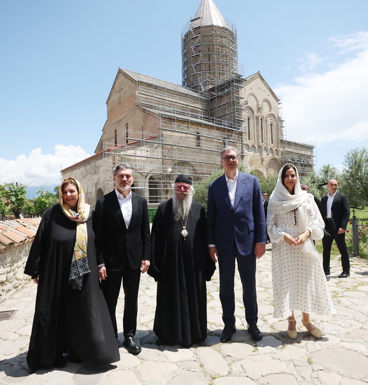 Georgian and Serbian presidents, their wives, visit Kakheti during Vučić's official trip