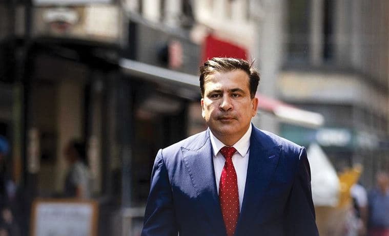Ex-Pres Saakashvili calls for anti-Russian rally, claims developments in Armenia highlight Georgia's political divide