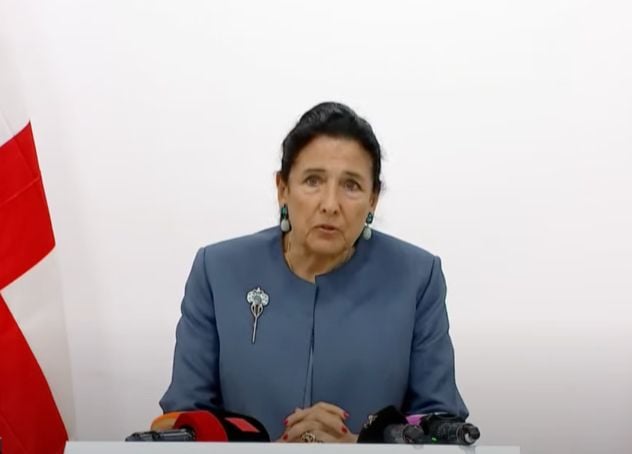Speaking at a press briefing on Wednesday, Zourabichvili said the first circle of Ivanishvili’s supporters was "collapsing". 