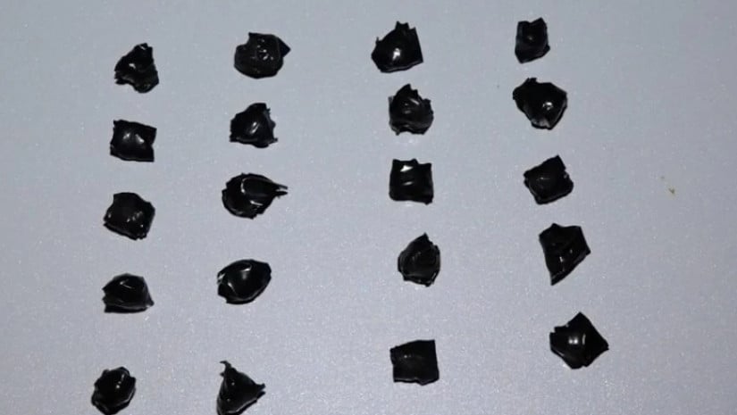 Law enforcement officers seized evidence during personal searches of the suspects. Police said they recovered 49 packages containing especially large quantities of the drugs alpha-PVP and dried marijuana, which were prepared for distribution