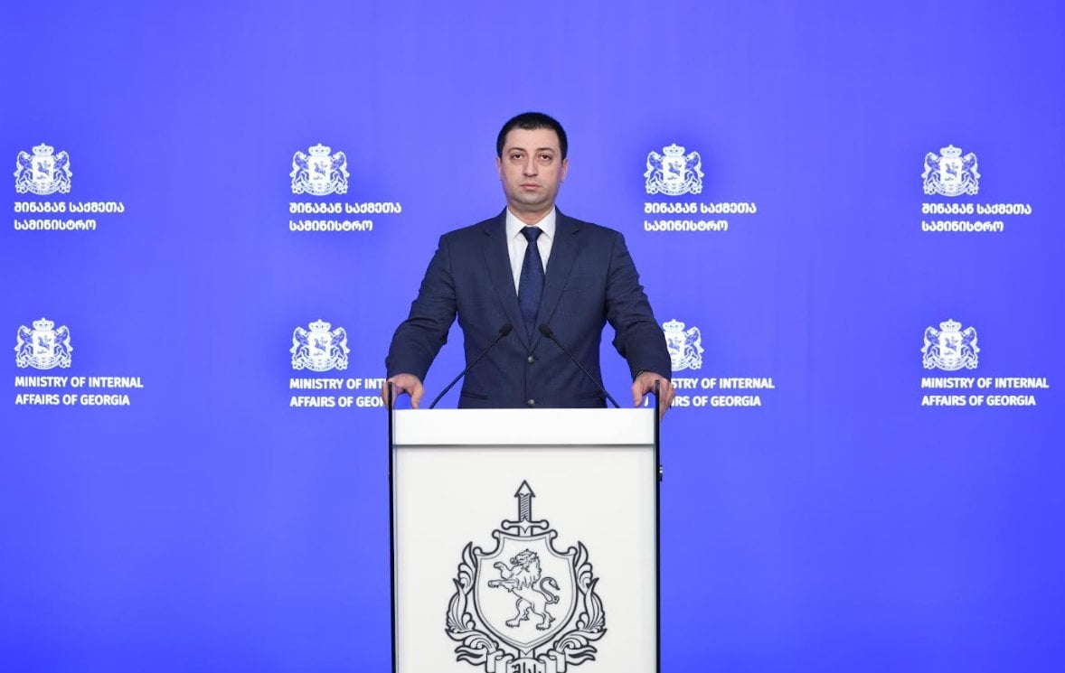 Speaking at a briefing, Central Criminal Police Department Director Davit Kiknadze said the arrests were carried out over the past 24 hours in Tbilisi, Shida Kartli and Kvemo Kartli 
