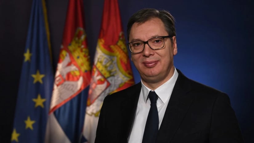 The Serbian leader also praised Georgia's efforts to protect its national interests