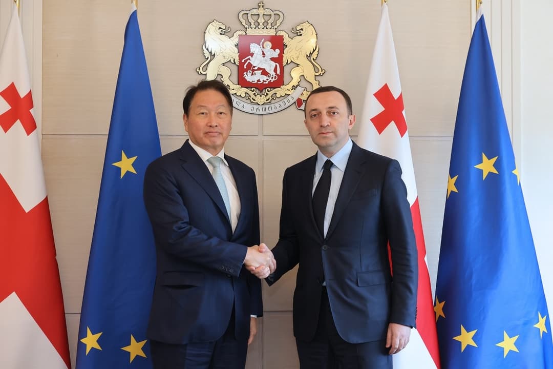 ირაკლი ღარიბაშვილი კორეის სავაჭრო და სამრეწველო პალატის თავმჯდომარეს შეხვდა