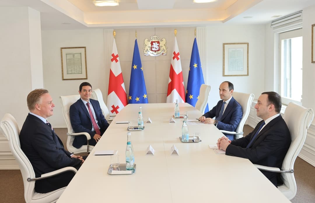 ირაკლი ღარიბაშვილი APM Terminals-ის აღმასრულებელ დირექტორს შეხვდა