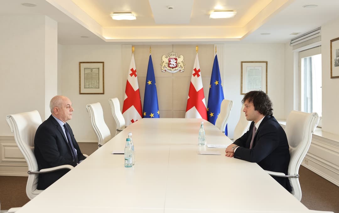 ირაკლი კობახიძე საქართველოს ახლად დანიშნულ ელჩებს შეხვდა