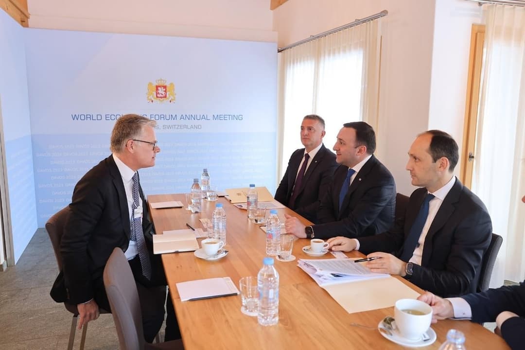 ირაკლი ღარიბაშვილი კომპანია Stena Line-ს აღმასრულებელ დირექტორს შეხვდა