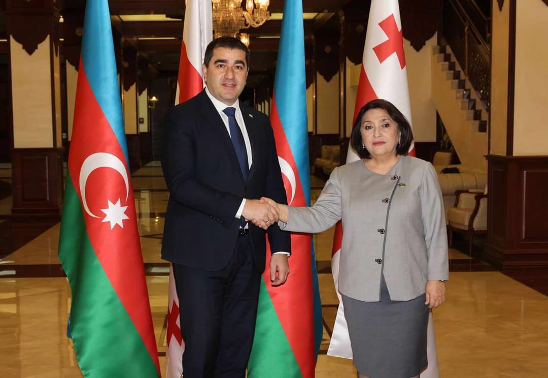 შალვა პაპუაშვილი აზერბაიჯანის პარლამენტის თავმჯდომარეს შეხვდა