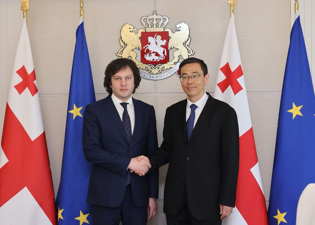 ირაკლი კობახიძე ჩინეთის სახალხო რესპუბლიკის საგანგებო და სრულუფლებიან ელჩს შეხვდა