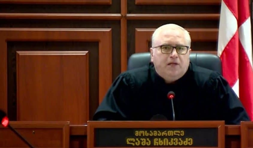 მოსამართლე ლაშა ჩხიკვაძე – მე არ დამიმალავს, რომ ზაზა გველესიანი ჩემი მეგობარია, ავტოავარიაც იყო, ეს არ არის დასამალი ფაქტი