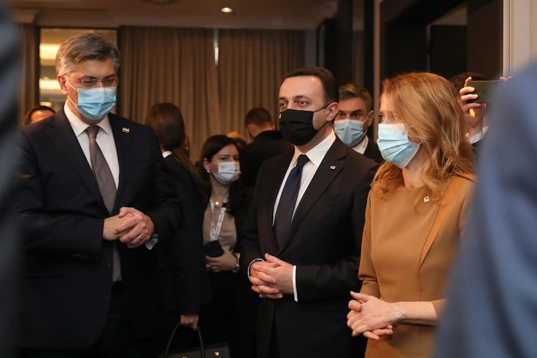 ირაკლი ღარიბაშვილი ლიეტუვას რესპუბლიკის პრეზიდენტის მიერ ორგანიზებულ სამუშაო შეხვედრას დაესწრო