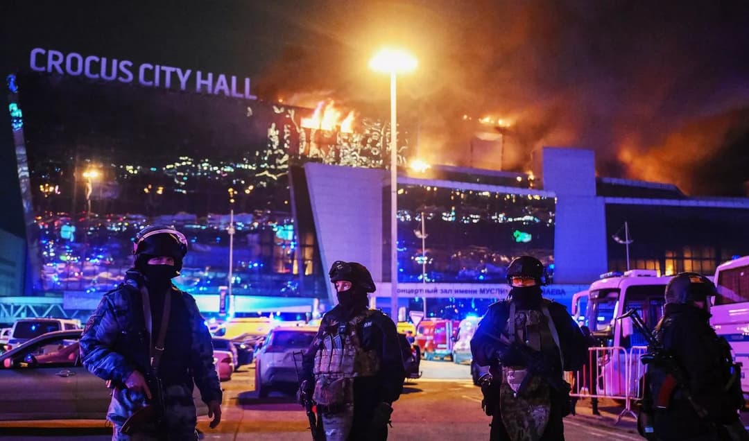 წინასწარი მონაცემებით, მოსკოვში, საკონცერტო დარბაზში სროლებს 40 ადამიანის სიცოცხლე ემსხვერპლა, დაშავებულია 100-ზე მეტი