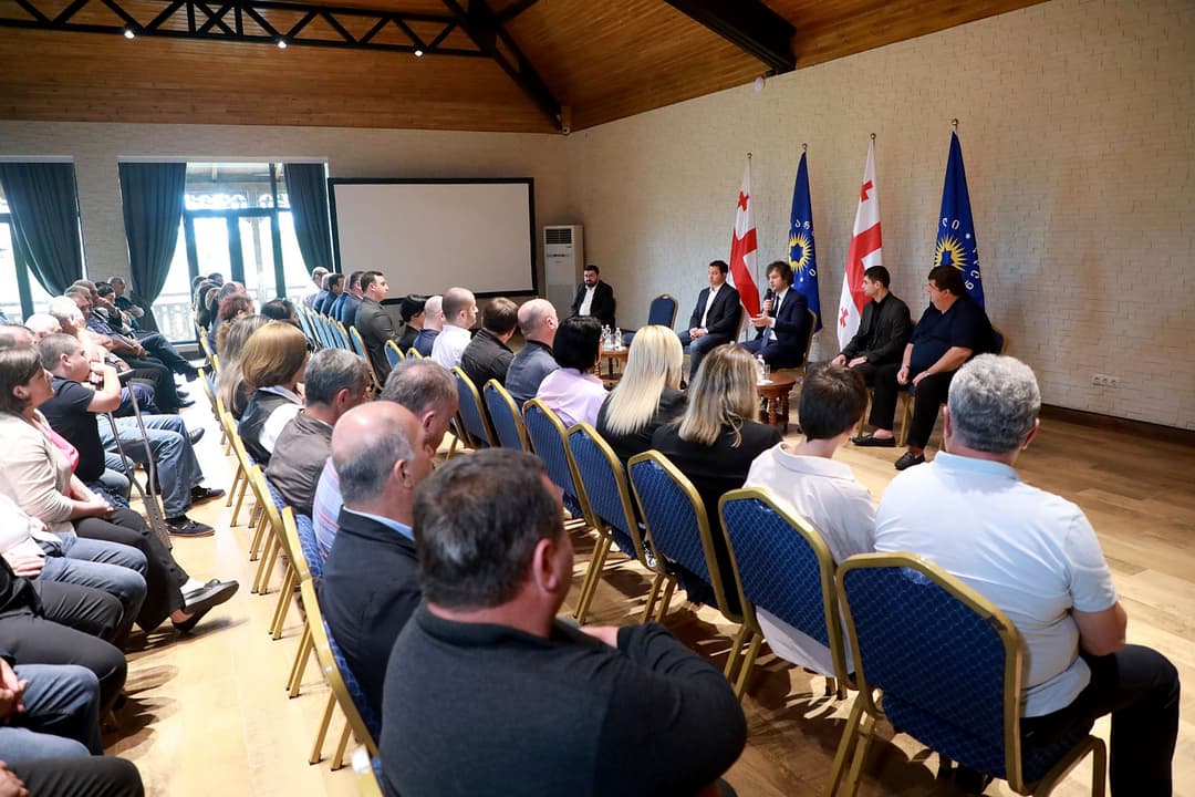 “ქართული ოცნების“ ლიდერების შეხვედრები რეგიონებში გრძელდება