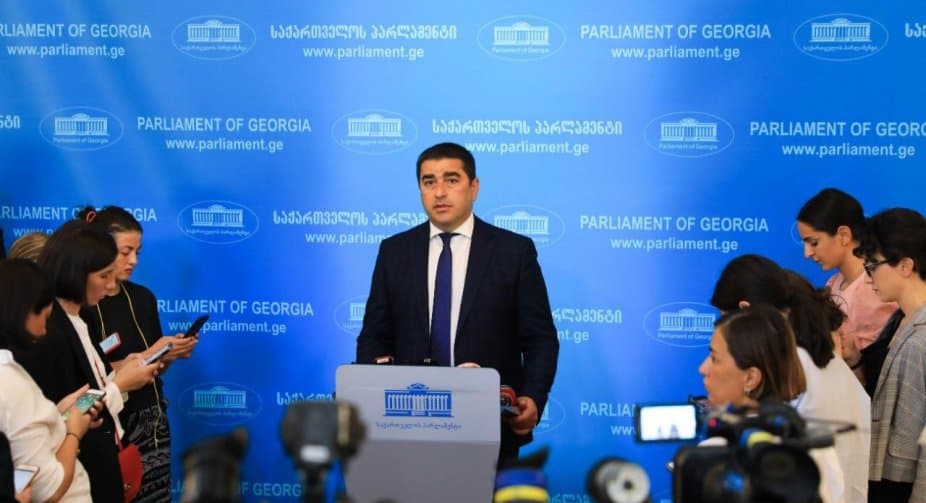 Georgian parliament speaker points to “false dilemmas” for MEPs over Saakashvili
