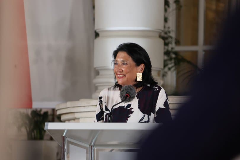 სალომე ზურაბიშვილი – მმართველი პარტია დასუსტებულია, გამოკითხვების მიხედვით, 25%-ზე მეტს ვერ იღებენ