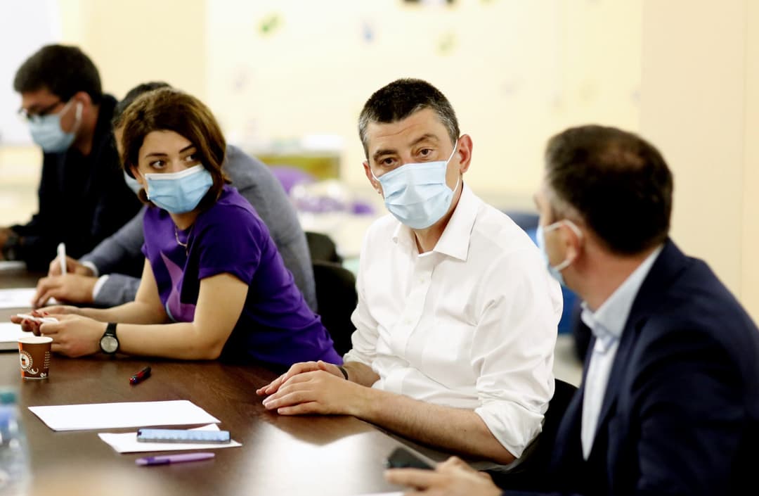 გიორგი გახარია სამეგრელო-ზემო სვანეთის რეგიონში იმყოფება