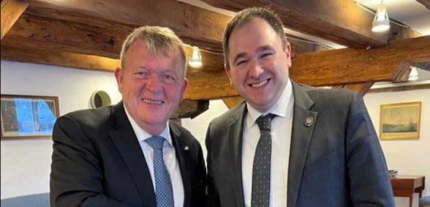 ნიკოლოზ სამხარაძე დანიის საგარეო საქმეთა მინისტრს შეხვდა