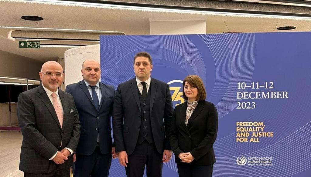 ალექსანდრე დარახველიძემ ადამიანის უფლებათა საყოველთაო დეკლარაციის 75-ე წლისთავის აღსანიშნავად გამართულ მაღალი დონის ღონისძიებაში მიიღო მონაწილეობა