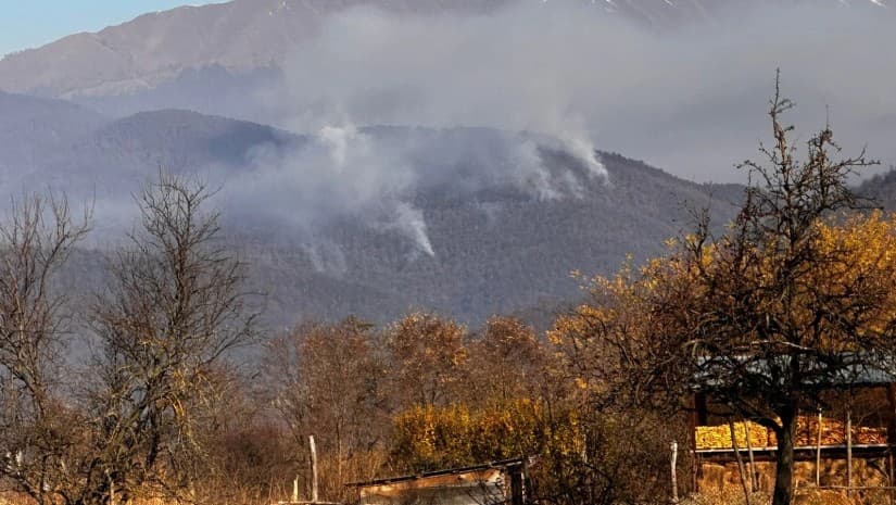 კახეთში, სოფელ ლეჩურთან არსებულ ტყის მასივში გაჩენილი ხანძარი ლიკვიდირებულია