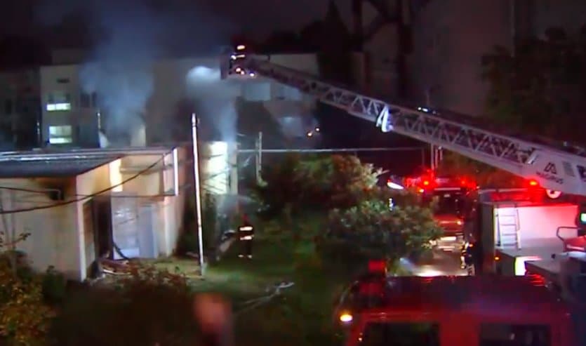 ეროვნული არქივის შენობის მიმდებარედ ხანძარი ლოკალიზებულია