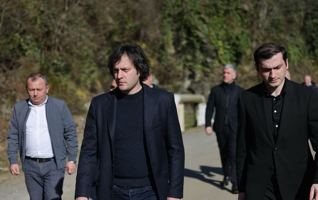 ირაკლი კობახიძე ქედაში სტიქიის სალიკვიდაციო სამუშაოებს გაეცნო