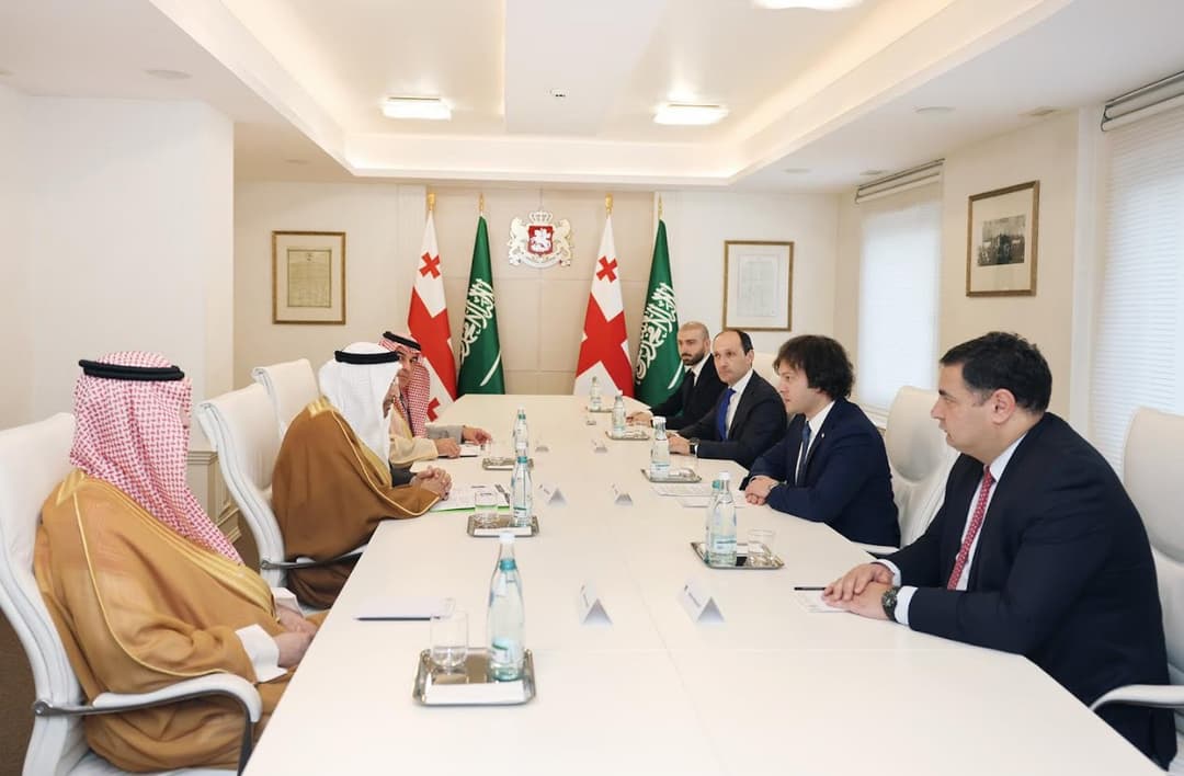 ირაკლი კობახიძე საუდის არაბეთის სამეფოს ინვესტიციების მინისტრს შეხვდა