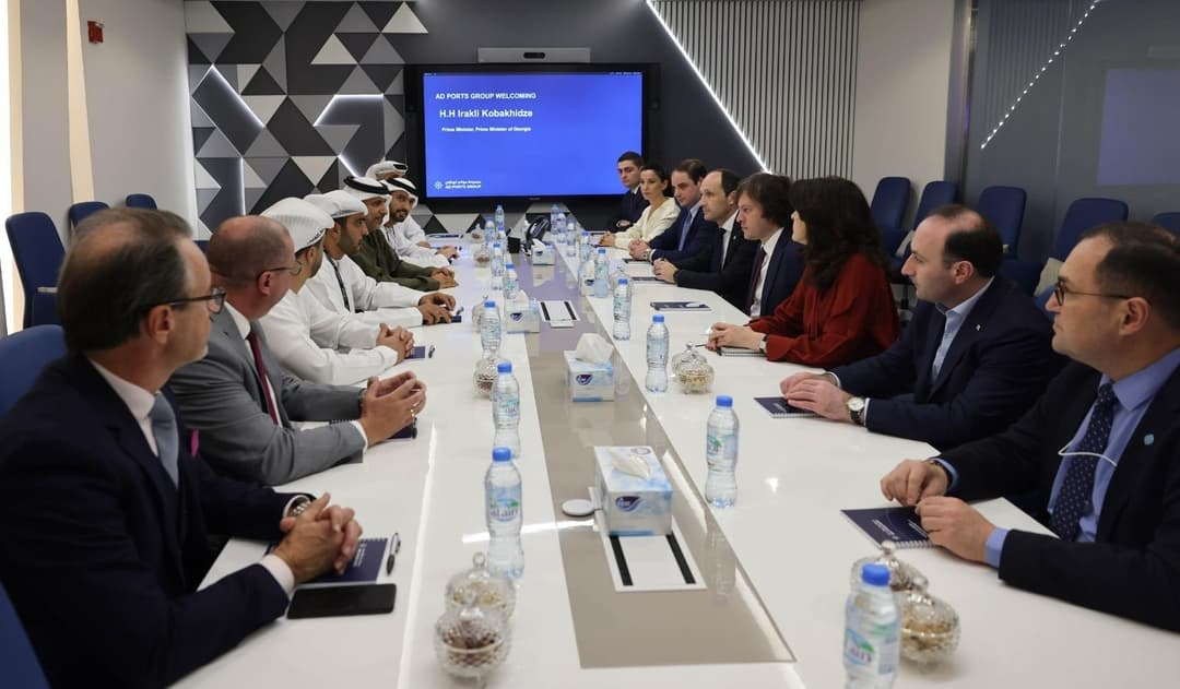Georgian PM meets with Abu Dhabi Ports Group management to strengthen logistics cooperation