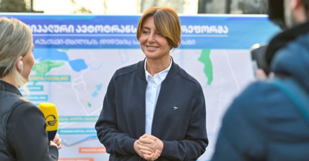 ნინო ლაცაბიძე – დღეიდან, კიდევ ერთ ახალ მარშრუტზე, რუსთაველები, მუნიციპალური ტრანსპორტით იმგზავრებენ