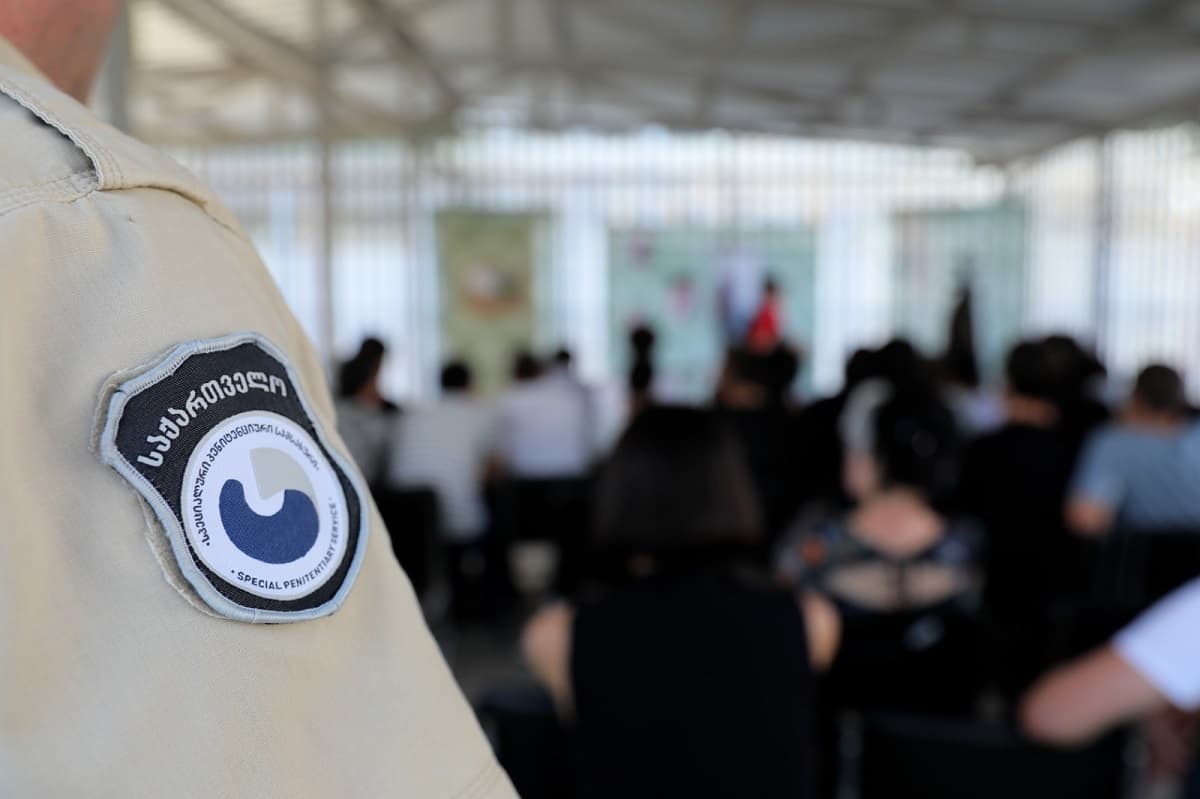 Georgia's Special Penitentiary Service claimed no violence had been reported in prison. Photo: SPS press office