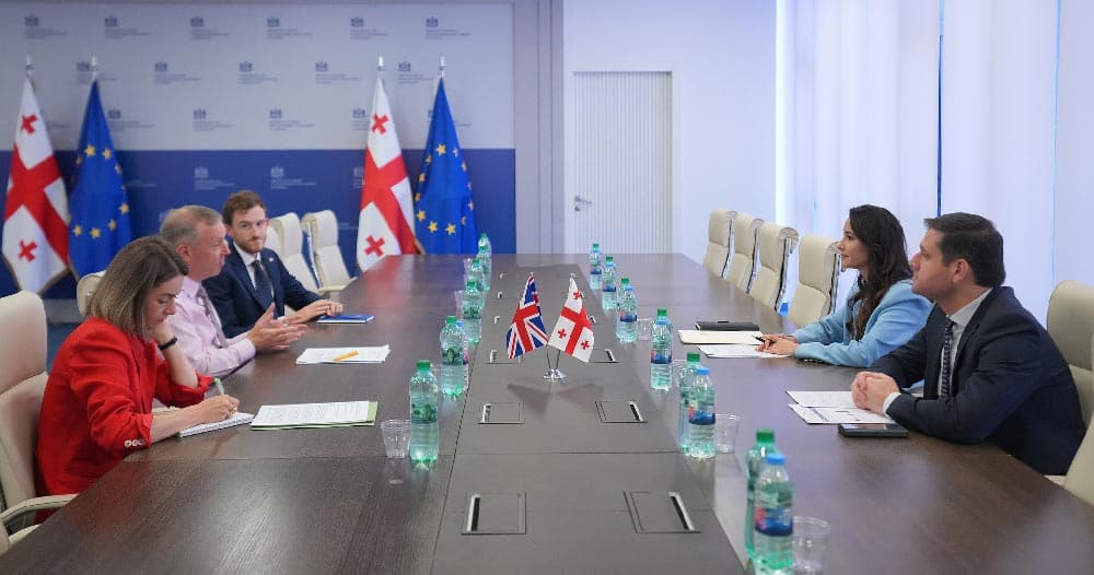 Georgian Economy Minister meets UK Ambassador to discuss trade and investments