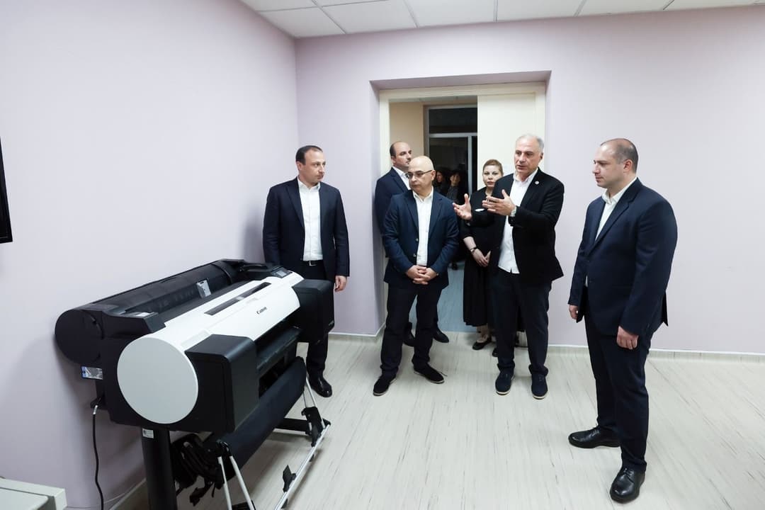 გივი მიქანაძე თელავში კოლეჯ "პრესტიჟის" ინფრასტრუქტურასა და ახალი სახელოსნოების მშენებლობის პროცესს გაეცნო