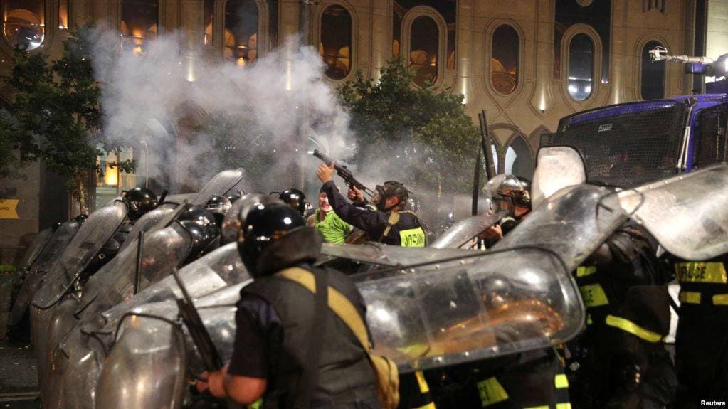 The case concerns the night of 20-21 June 2019, when Georgian authorities dispersed demonstrators using water cannons, rubber bullets, and tear gas