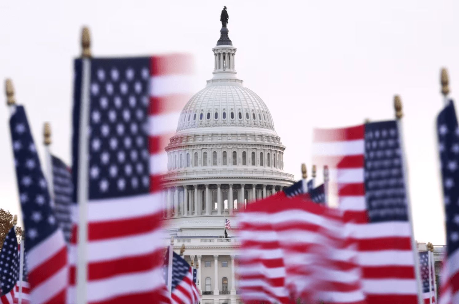 The US Capitol is shown on November 11, 2025 on Capitol Hill in Washington, DC.