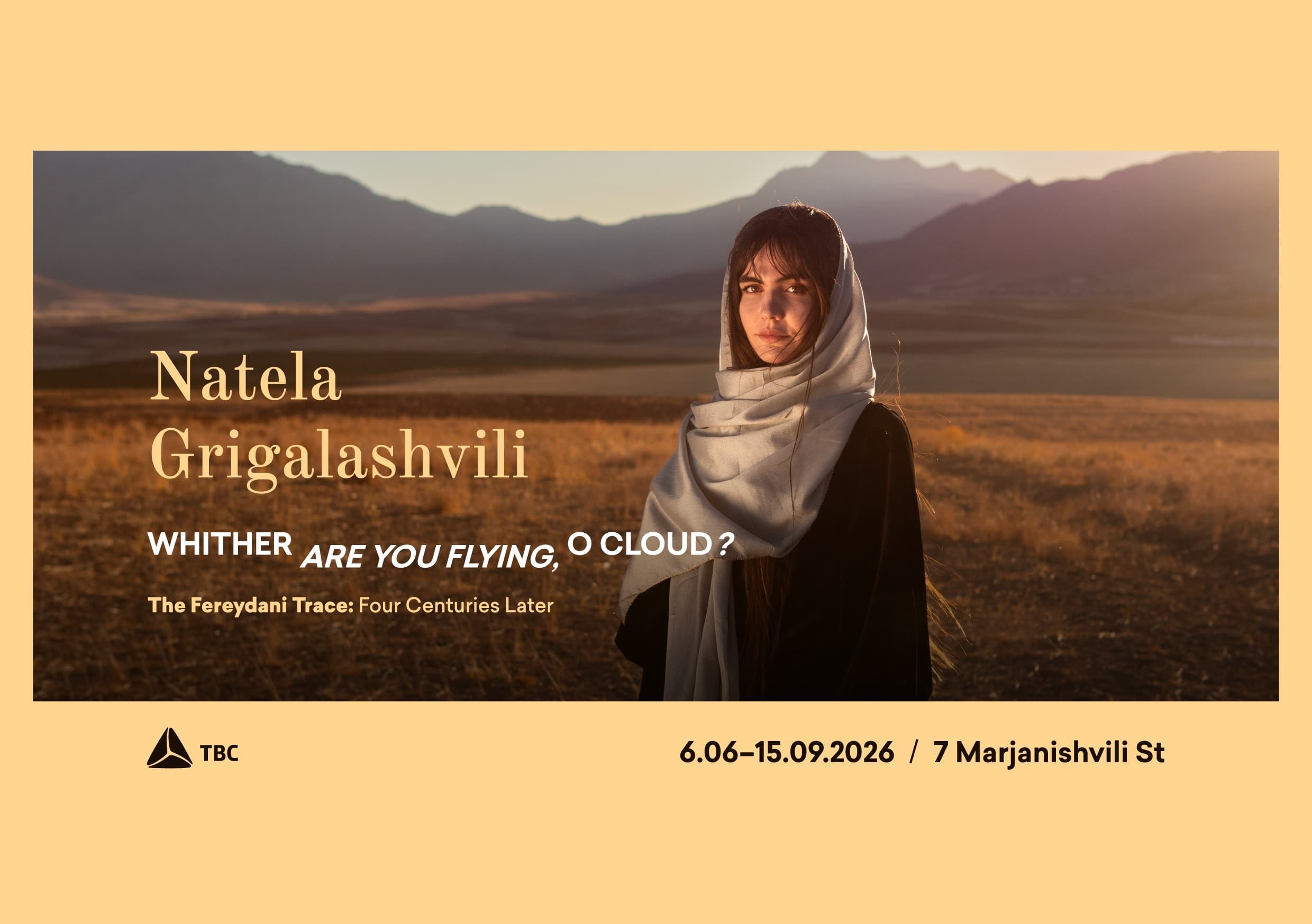 TBC Concept Gallery presents a solo exhibition by Natela Grigalashvili “Whither Are You Flying, O Cloud? The Fereydani Trace: Four Centuries Later