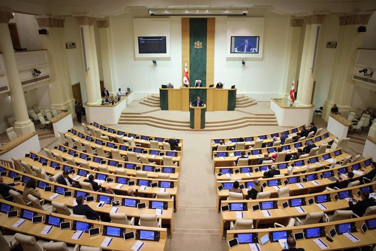 Georgian Parliament approves controversial amendments allowing party bans, diplomatic dismissals