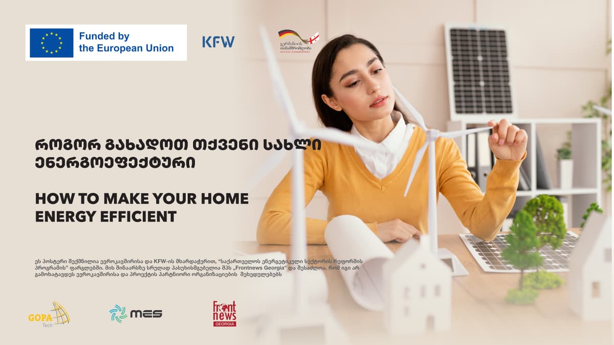 როგორ გახადოთ თქვენი სახლი ენერგოეფექტური