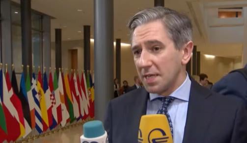 Irish Foreign Minister Simon Harris said he was “deeply saddened” by Georgia’s apparent decision to deviate from its European trajectory