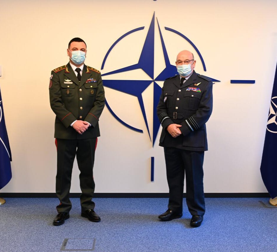 Major General Giorgi Matiashvili met with the Chairman of the NATO Military Committee, General Stuart Peach