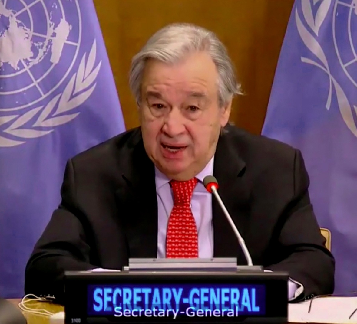 UN secretary general calls on wealthy nations to ensure vaccines are distributed fairly across the globe