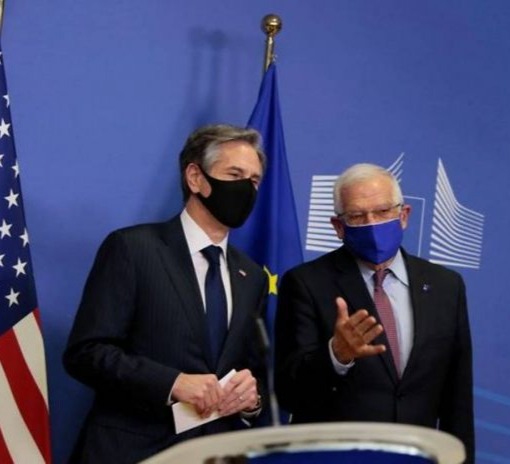 “აშშ და ევროკავშირი შეთანხმდნენ, კოორდინირებულად გაუმკლავდნენ უკრაინისა და საქართველოს წინააღმდეგ რუსეთის აგრესიას”