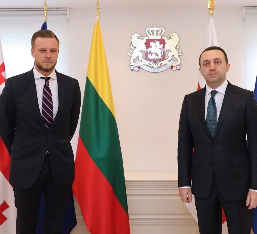 ირაკლი ღარიბაშვილი გაბრიელიუს ლანდსბერგისს შეხვდა