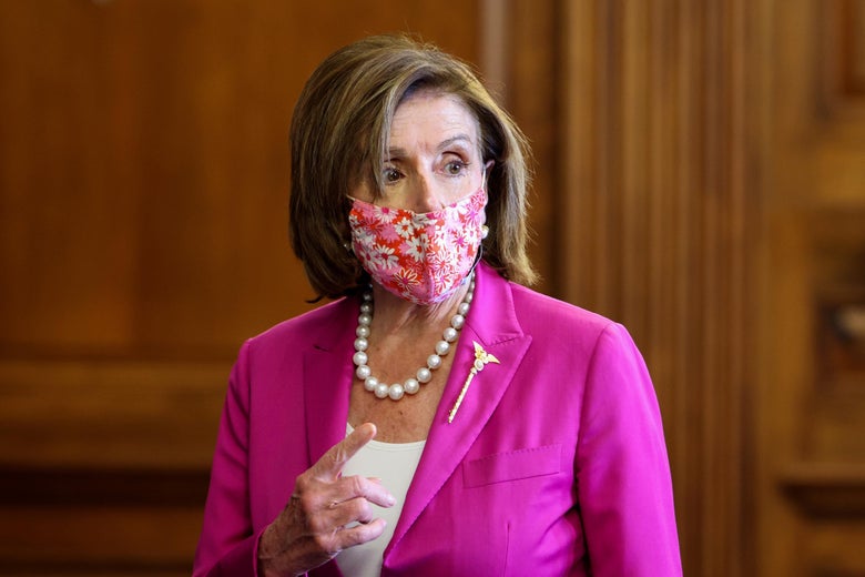 Pelosi calls McCarthy ‘a moron’ for his mask mandate criticism
