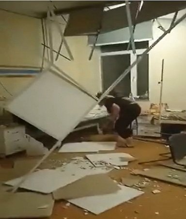 ბათუმის იაშვილის სახელობის ბათუმის დედათა და ბავშვთა ჰოსპიტალი პალატაში ჭერის ჩამოშლასთან დაკავშირებით განცხადებას ავრცელებს