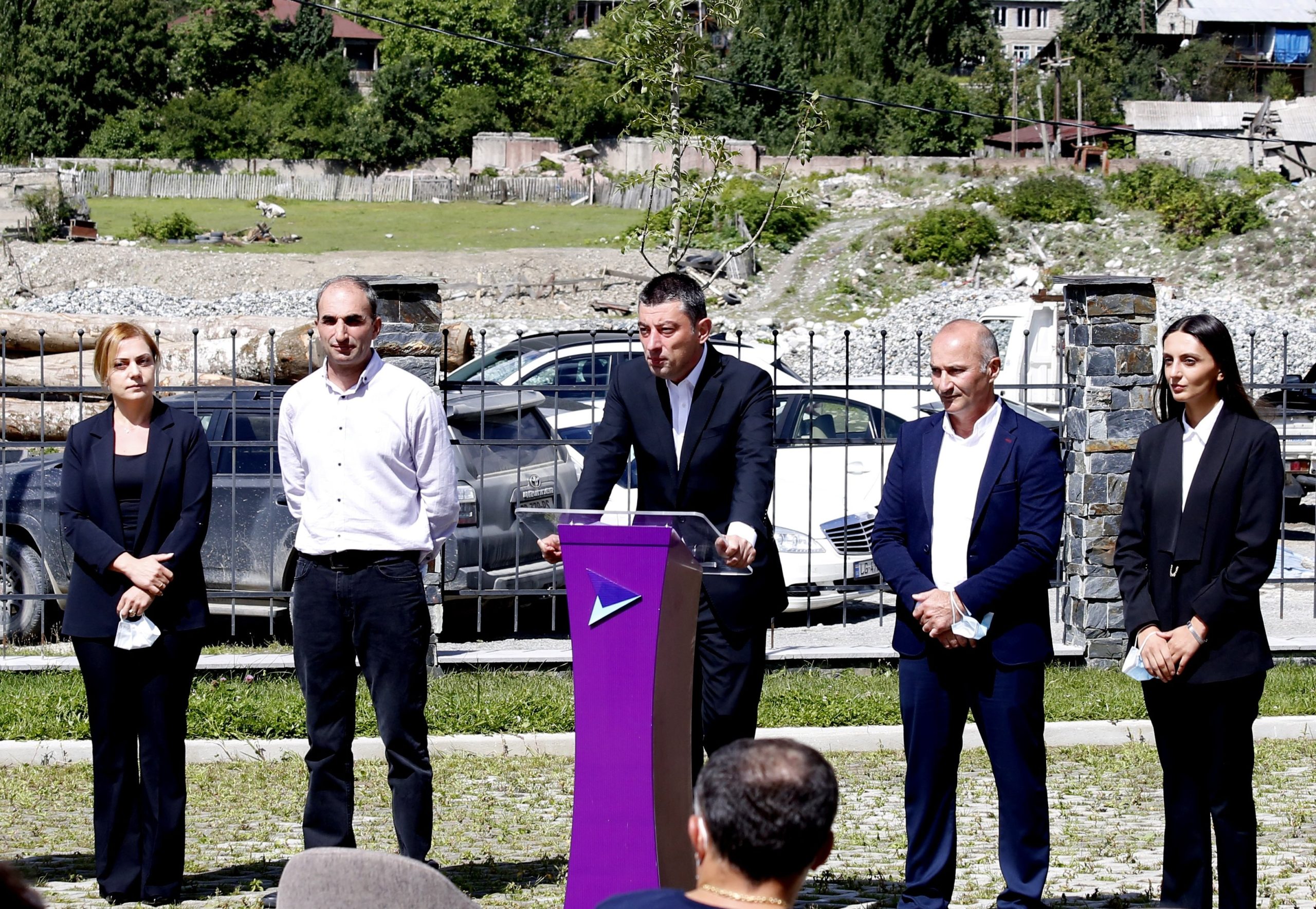 გიორგი გახარიამ სვანეთში მესტიის მერობის და მაჟორიტარობის კანდიდატები წარადგინა