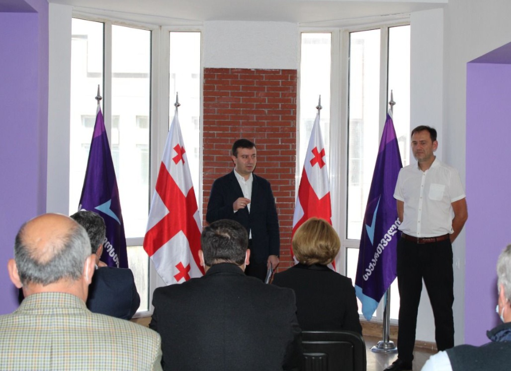 პარტიამ “საქართველოსთვის“ ხაშურის საკრებულოს პარტიული სიის და მაჟორიტარობის კანდიდატები წარადგინა