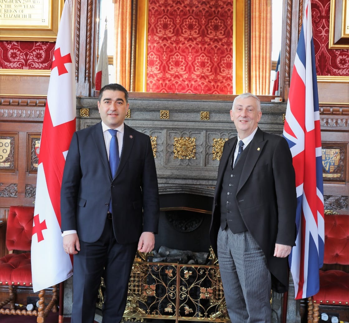 შალვა პაპუაშვილი გაერთიანებული სამეფოს პარლამენტის თემთა პალატის თავმჯდომარეს ლინდსი ჰოილს შეხვდა
